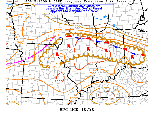Mesoscale Discussion 790
