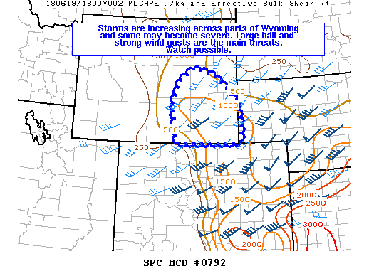 Mesoscale Discussion 792