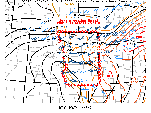 Mesoscale Discussion 793