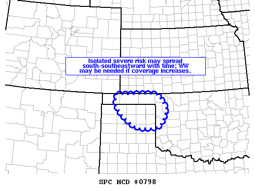 Mesoscale Discussion 798