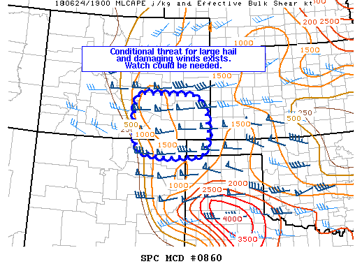 Mesoscale Discussion 860