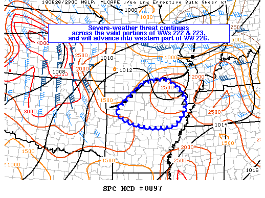 Mesoscale Discussion 897