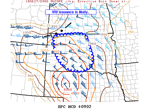Mesoscale Discussion 902