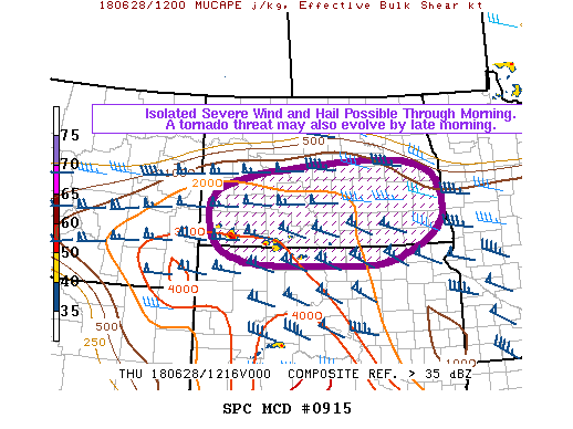 Mesoscale Discussion 915