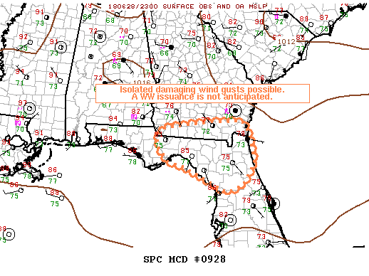 Mesoscale Discussion 928