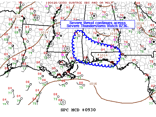 Mesoscale Discussion 930