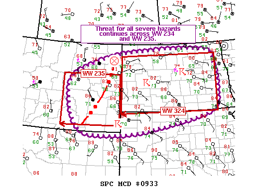 Mesoscale Discussion 933