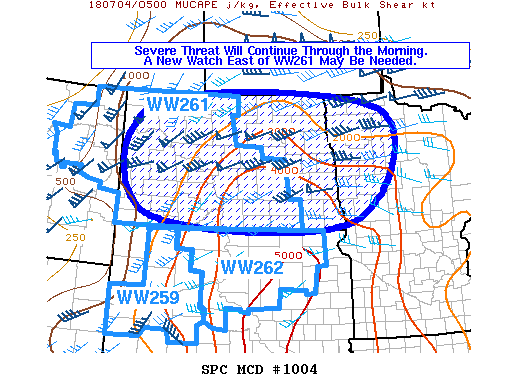Mesoscale Discussion 1004