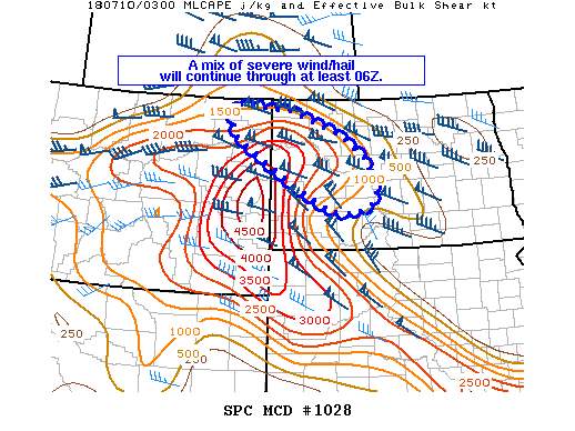 Mesoscale Discussion 1028