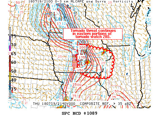 Mesoscale Discussion 1089