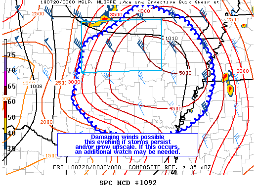 Mesoscale Discussion 1092