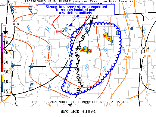 Mesoscale Discussion 1094