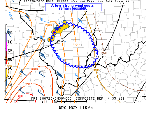 Mesoscale Discussion 1095