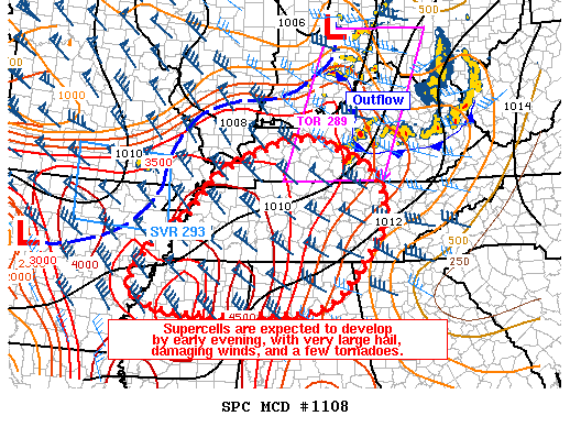 Mesoscale Discussion 1108