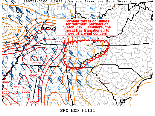 Mesoscale Discussion 1111