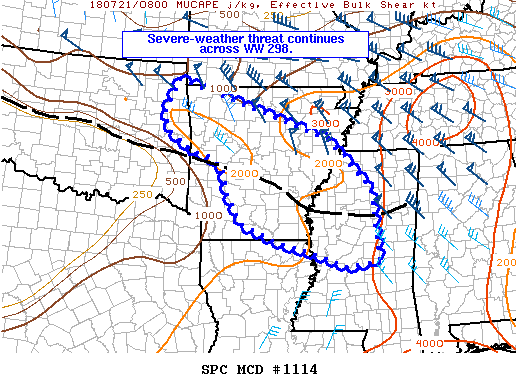 Mesoscale Discussion 1114