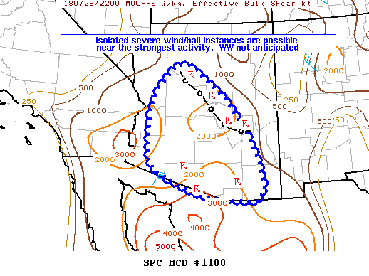 Mesoscale Discussion 1188