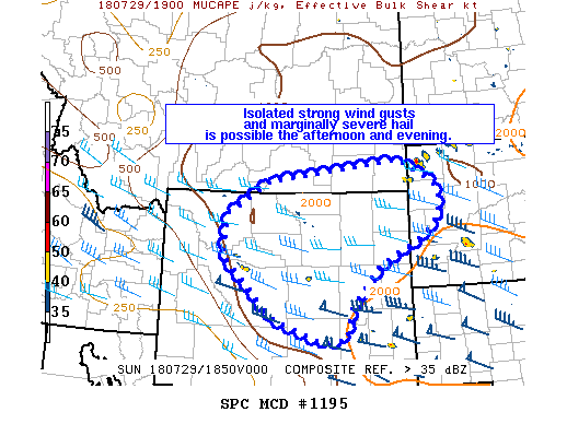 Mesoscale Discussion 1195
