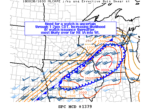 Mesoscale Discussion 1379