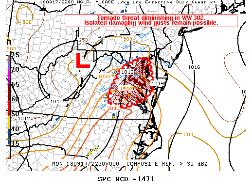 Mesoscale Discussion 1471