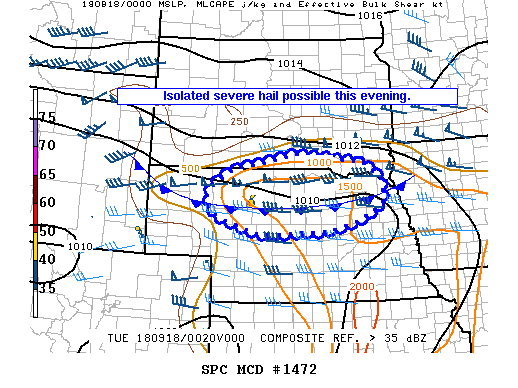 Mesoscale Discussion 1472
