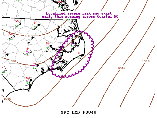 Mesoscale Discussion 40