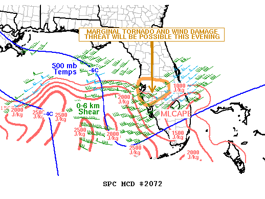 Mesoscale Discussion 2072