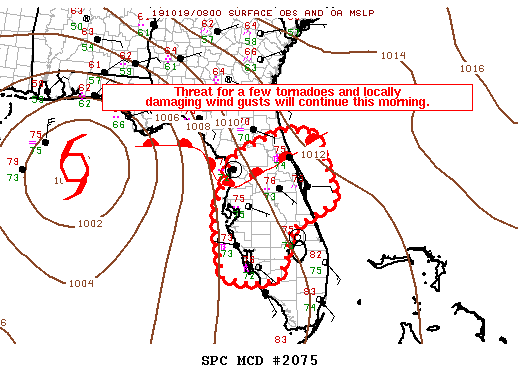 Mesoscale Discussion 2075