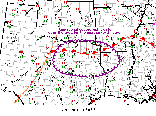 Mesoscale Discussion 2085