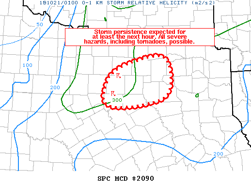 Mesoscale Discussion 2090