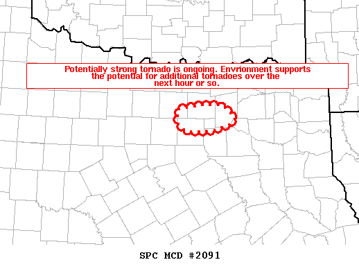 Mesoscale Discussion 2091