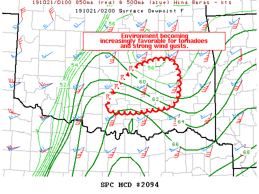 Mesoscale Discussion 2094