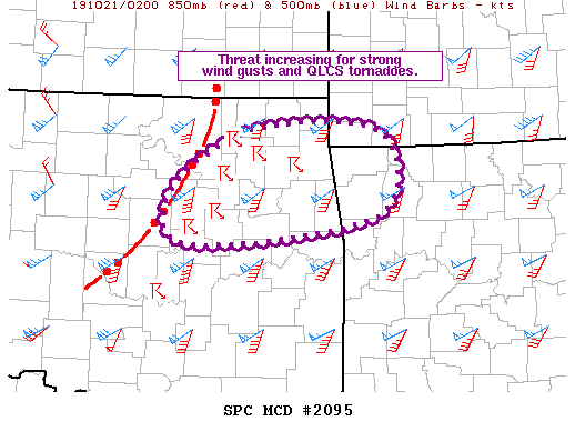 Mesoscale Discussion 2095