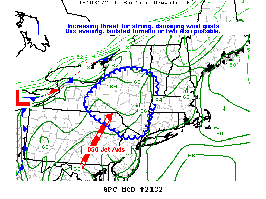 Mesoscale Discussion 2132