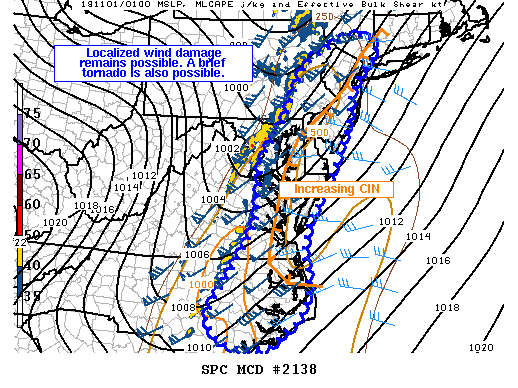 Mesoscale Discussion 2138