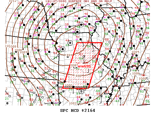 Mesoscale Discussion 2164