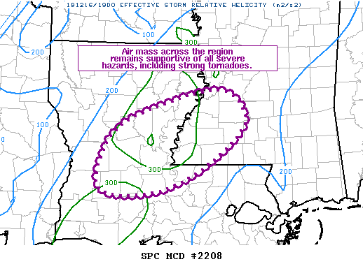 Mesoscale Discussion 2208