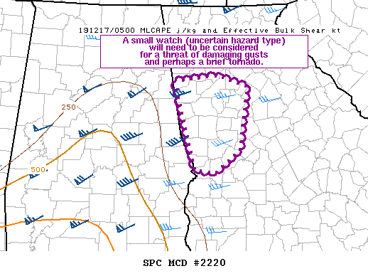 Mesoscale Discussion 2220