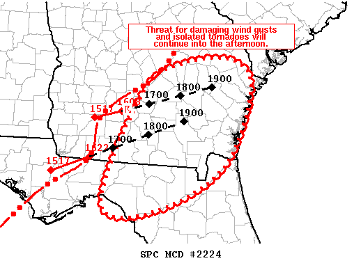 Mesoscale Discussion 2224