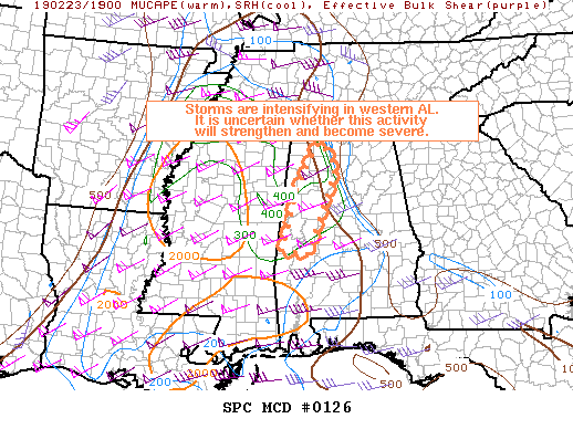 Mesoscale Discussion 126