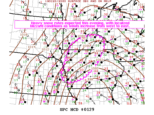 Mesoscale Discussion 129