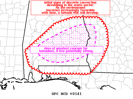 Mesoscale Discussion 141