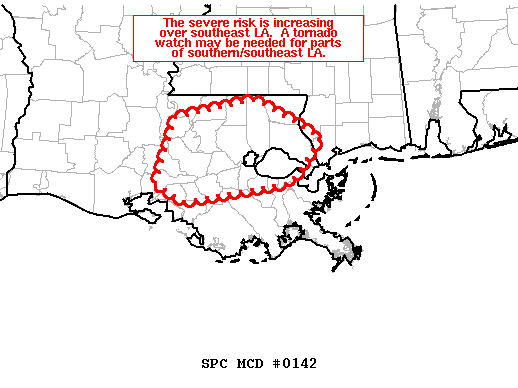 Mesoscale Discussion 142
