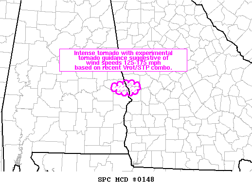 Mesoscale Discussion 148
