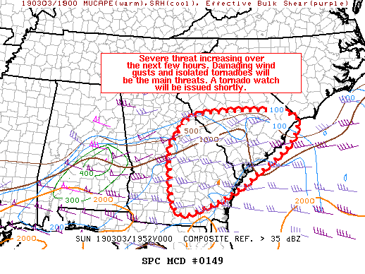 Mesoscale Discussion 149