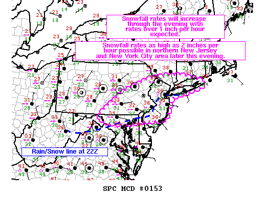 Mesoscale Discussion 153