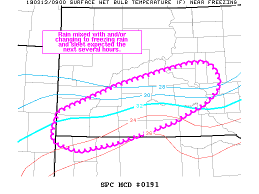 Mesoscale Discussion 191