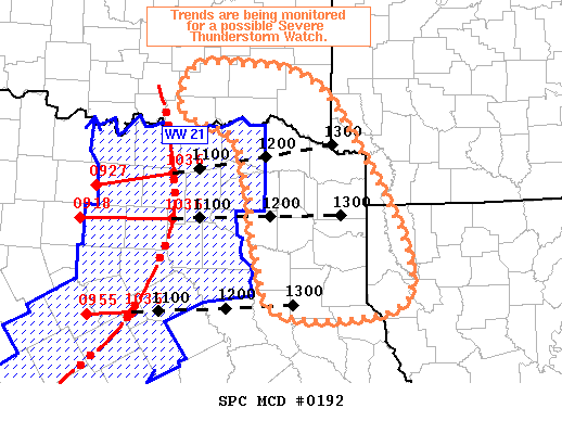 Mesoscale Discussion 192