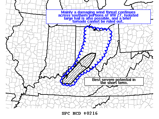 Mesoscale Discussion 216