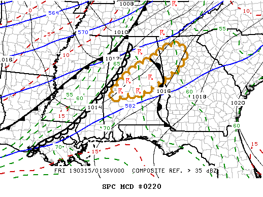 Mesoscale Discussion 220